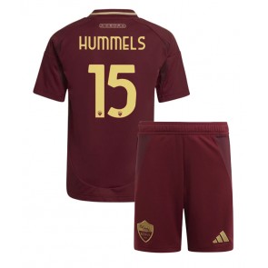 Billiga AS Roma Mats Hummels #15 Hemmatröja Barn 2024-25 Kortärmad (+ Korta byxor)